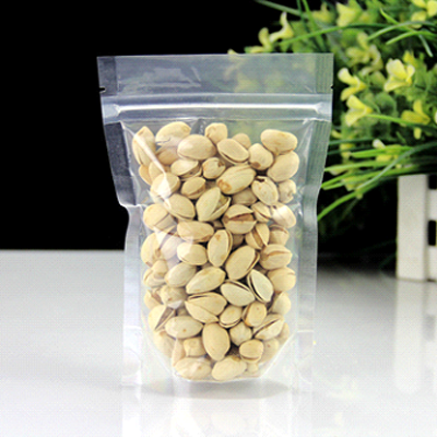 Transparent Zipper Standing Pouch